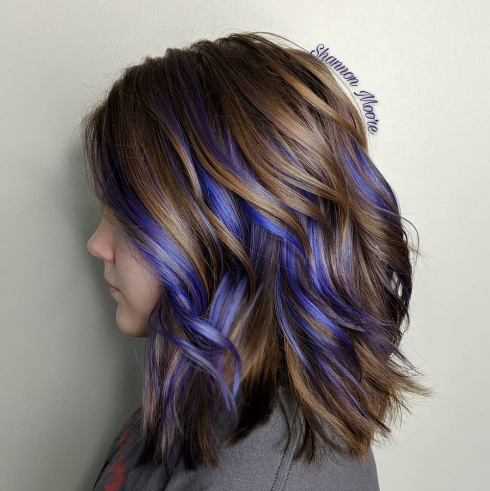 Purple Peekaboo Highlights