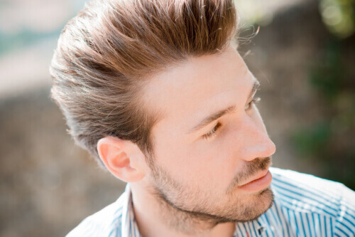 Casual Thick Hairstyle for Men