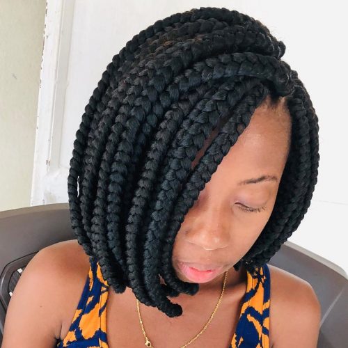 Shoulder-Length Crochet Braids