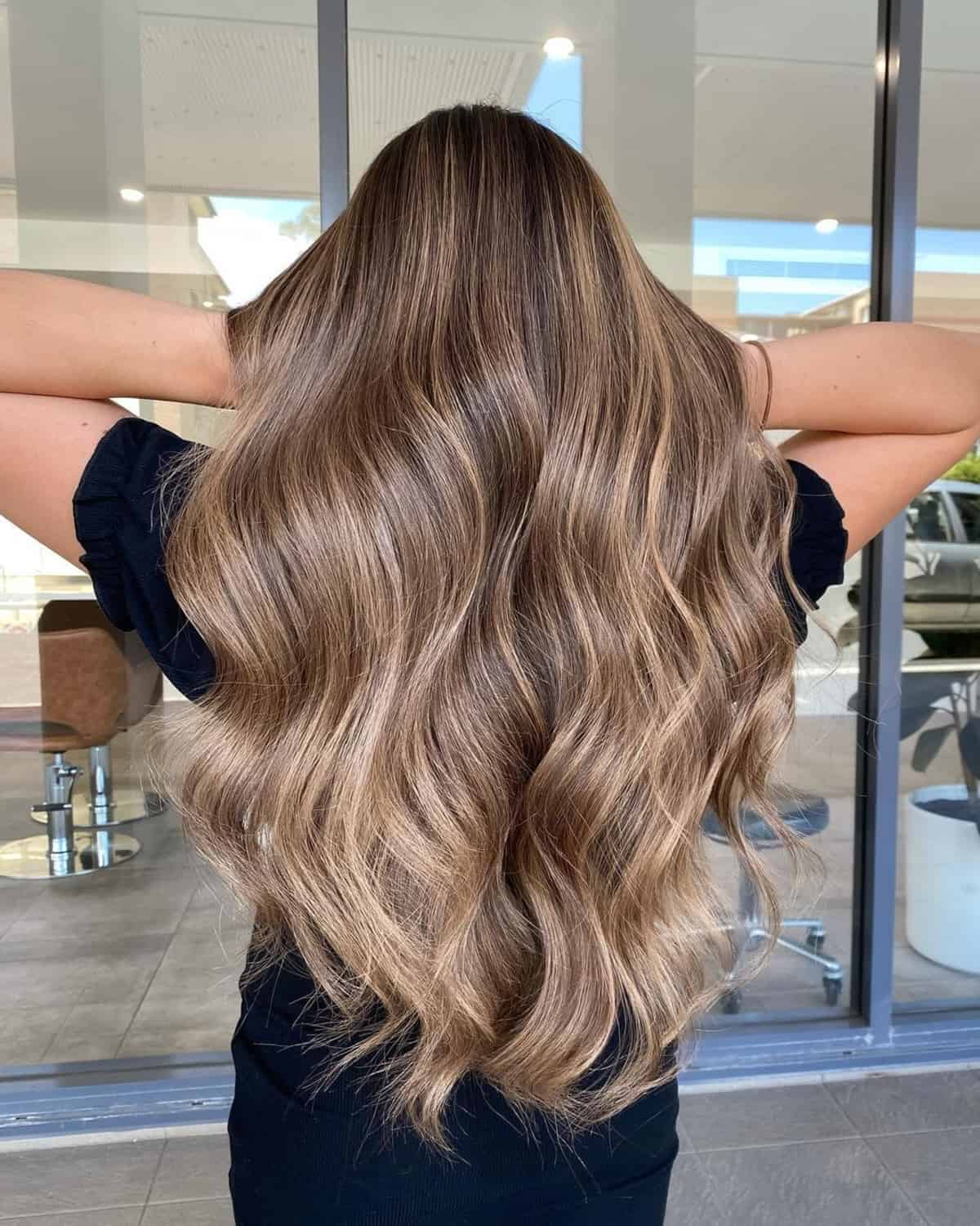 Light brown hair with tan Undertones